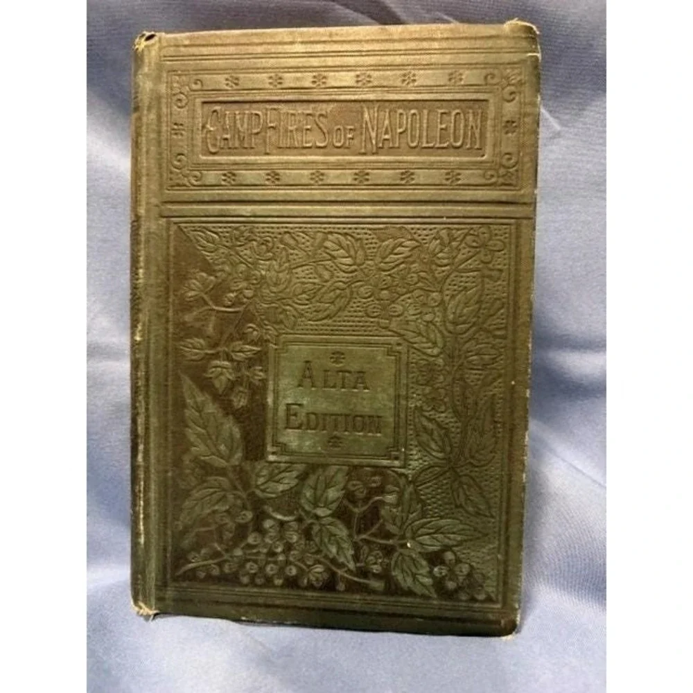 Antique 1854 Campfires‎ of Napoleon Hardcover Book by Henry C. Watson